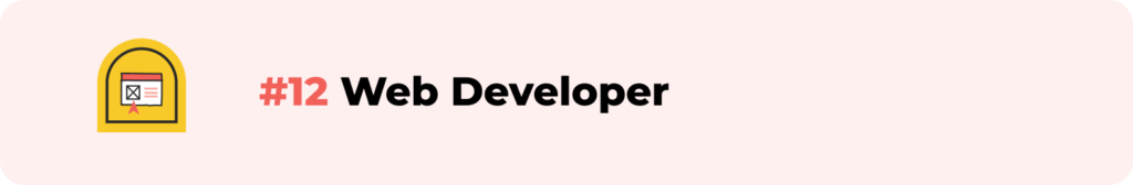 #12 Web Developer